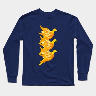 Yellow Dove Lights Long Sleeve T-Shirt